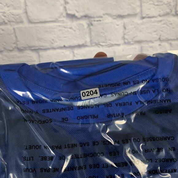 NIKE SB Skateboarding Dri-Fit T Shirt Youth XL Short Sleeve Blue Spell Out Polye - Picture 12 of 12